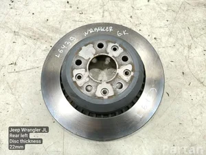 Jeep Wrangler JL 2021 Stabdžių diskas kairysis galinis