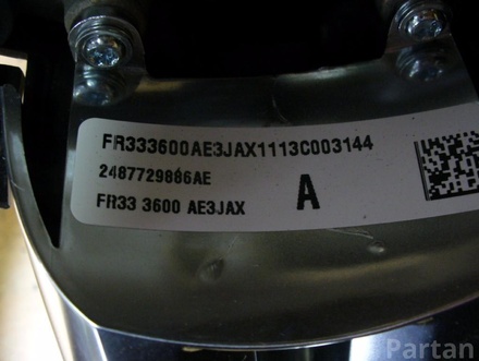 FORD USA FR33 3600 AE3JAX, FR333600AE3J, AX1113C003144, 2487729886AE / FR333600AE3JAX, FR333600AE3J, AX1113C003144, 2487729886AE MUSTANG Coupe 2016 Steering Wheel