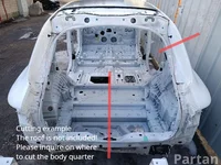 Mercedes-Benz EQS SUV (X296) 2023 Kėbulo ketvirtis dešinysis galinis