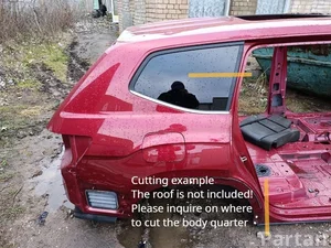 Volkswagen ATLAS (CA1, CA2, CA3) 2019 Kėbulo ketvirtis dešinysis galinis