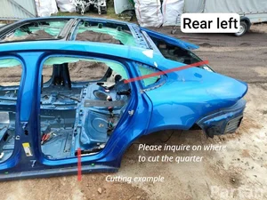 Porsche PANAMERA (971) 2017 Quart de corps Left Rear