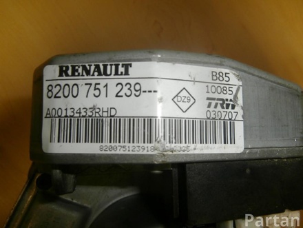 RENAULT 8200 751 239, A0013433RHD / 8200751239, A0013433RHD CLIO III (BR0/1, CR0/1) 2008 Motor  power steering