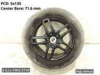 Porsche 7P5601025A CAYENNE (92A) 2013 Alloy wheels R19 EJ 8.5 ET59 5X130