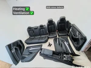 Audi 4KE.868.066, 4K0.963.557.J, 4K0.963.555.H, 4KE85703L / 4KE868066, 4K0963557J, 4K0963555H, 4KE85703L E-Tron 2019 Set siège Panneau de porte Accoudoir