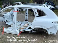 Original (gebraucht) Mercedes-Benz EQS SUV (X296) 2023 Schweller links