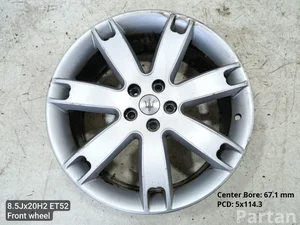 Maserati 219321, 224733, 238339 QUATTROPORTE V 2011 Alloy wheels R20 ET52 EJ 8.5 5x114.3