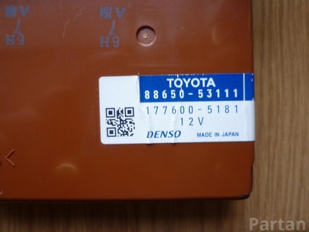 LEXUS 88650-53111 , 177600-5181 / 8865053111, 1776005181 IS II (GSE2_, ALE2_, USE2_) 2007 Amplifier assy, air conditioner