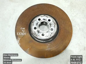 BMW 6887398 7 (G11, G12) 2018 Disque de frein Right Front