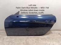 Porsche 981.531.011.02, 991.612.603.06, 99161822701, 1636242, 20121126, 4H0959793P / 98153101102, 99161260306, 99161822701, 1636242, 20121126, 4H0959793P BOXSTER (981) 2013 Porte Left Front