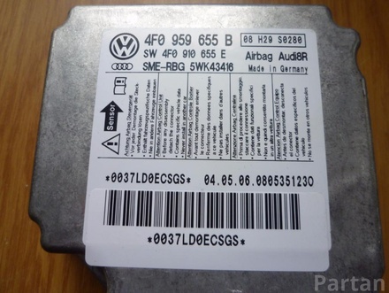 AUDI 4F0 959 655 B, 4F0 910 655 E / 4F0959655B, 4F0910655E A6 (4F2, C6) 2006 Air bag control module