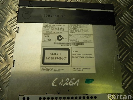 BMW 9219962 7 (F01, F02, F03, F04) 2012 DVD changer