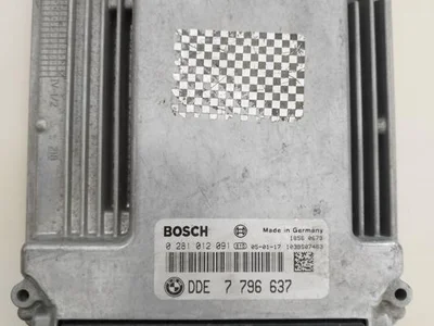 BMW 0 281 012 091, DDE 7 796 637 / 0281012091, DDE7796637 5 (E60) 2005 БУ двигателя - Изображение 1