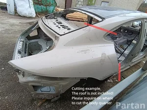 Porsche Taycan 2021 Karosserie viertel hinten rechts