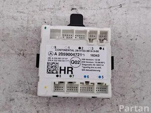 Mercedes-Benz A2059004721 KLASA C (W205) 2016 Sterownik drzwi z tyłu po prawej