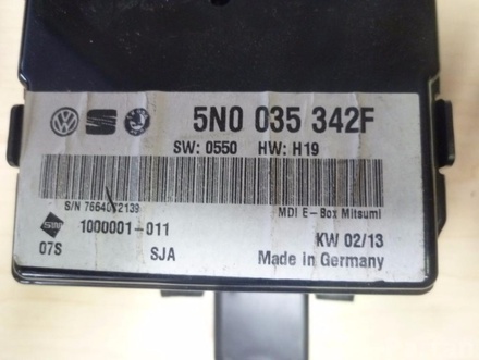 VOLKSWAGEN 5N0 035 342 F / 5N0035342F JETTA IV (162, 163) 2013 Multimedia interface box with control unit