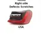 BMW 9854648, H4985464801, R10020510202-11, R10020510202 / 9854648, H4985464801, R1002051020211, R10020510202 7 (G11, G12) 2021 Galinis žibintas dešinė USA - Nuotrauka 1