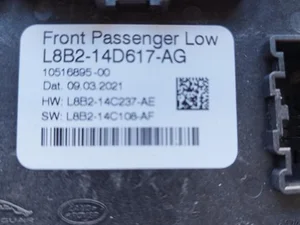 Land Rover L8B2-14D617-AG / L8B214D617AG RANGE ROVER VELAR (L560) 2021 Control unit for door Right Front
