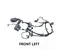 Jeep 68343451AC, P68343451AC Wagoneer/ Wagoneer L WS 2023 Cables de salón Puerta - Imagen 1