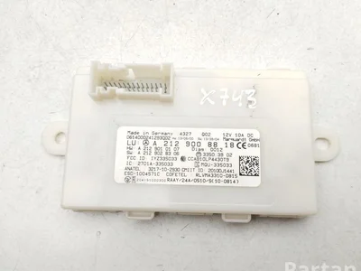 Mercedes-Benz A2129008818,  A2129010107, A2129028306 / A2129008818, A2129010107, A2129028306 M-CLASS (W166) 2015 Unité de contrôle - Image 1