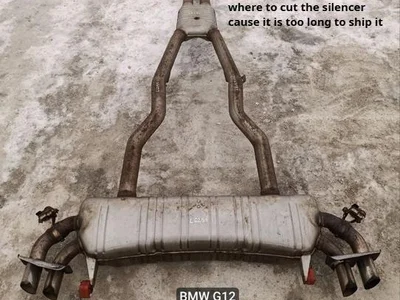 BMW 8649959,  864995901, 8649958, 864995801, 8649957 / 8649959, 864995901, 8649958, 864995801, 8649957 7 (G11, G12) 2016 Silenciador - Imagen 1