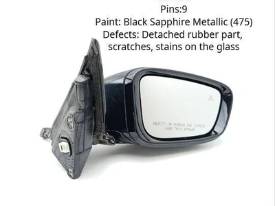 BMW F0181114U6680, X0181106, 041404, A046412 7 (G11, G12) 2021 Lusterko zewnętrzne z prawej Sygnał kierunkowskazu Kamera Ostrzeżenie martwej strefy - Obraz 1