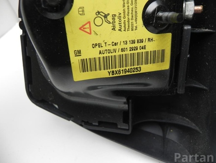 OPEL 601 2929 04E, 13 139 839 / 601292904E, 13139839 ASTRA H (L48) 2006 Side Airbag Right