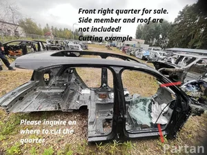 Porsche 4M0805172, 4M0805458D, 4M0805870A, 4M0805538C, 9Y0803416C, 9Y0805158 Cayenne 9Y0 9Y3 2019 Body quarter Right Front