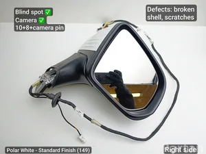 Mercedes-Benz A2968106600 EQE SUV (X294) 2024 Outside Mirror Right Turn signal Kamera Blind spot Warning