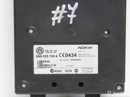 SKODA 5N0035730A OCTAVIA II Combi (1Z5) 2009 Interface box (control unit 'bluetooth')