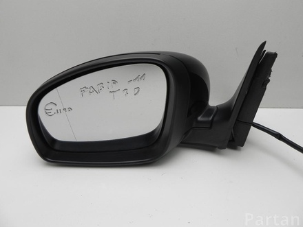 SKODA 5J0 857 933, 5J1 857 501 BF / 5J0857933, 5J1857501BF FABIA II (542) 2011 Outside Mirror Left adjustment electric Manually folding Heated