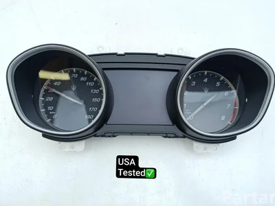 Maserati 670101176 LEVANTE 2017 Dashboard (instrument cluster) mph Automatic Transmission - Image 1