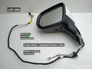 Mercedes-Benz EQE SUV (X294) 2024 Outside Mirror Left Turn signal Kamera Blind spot Warning