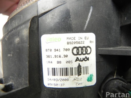 AUDI 8T0 941 700, 89205622, 89074266, A044633, E2 02 04701 / 8T0941700, 89205622, 89074266, A044633, E20204701 A5 (8T3) 2008 Fog Light Right