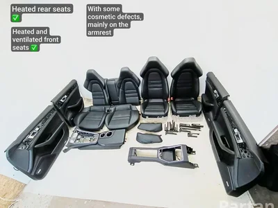 Porsche PANAMERA (971) 2018 Set siège Panneau de porte Accoudoir - Image 1