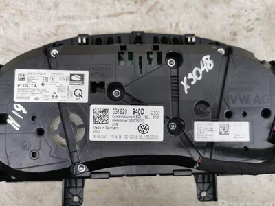 Volkswagen 5G1920940D GOLF VII Variant (BA5, BV5) 2018 Tableau de bord mph - Image 1