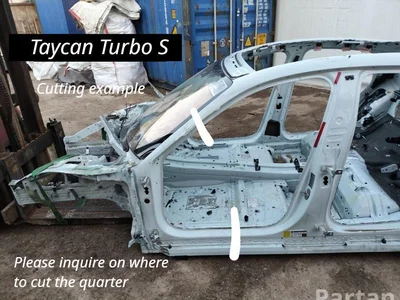 Porsche Taycan 2021 Quart de corps Left Front - Image 1