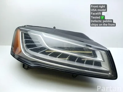 Audi 4H0907697, 4H0941034, 401140244, 28404739, 7PP.941.472.J / 4H0907697, 4H0941034, 401140244, 28404739, 7PP941472J A8 (4H_) 2015 Priekinis žibintas dešinė USA - Nuotrauka 1