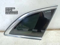 Mercedes-Benz EQS SUV (X296) 2023 Fiksuotas durelių stiklas(fortkė) dešinysis galinis