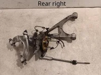 Gebrauchtes Original Chevrolet 23428470, 84685110, 84810943, 84911266 Corvette (C8) 2021 Hinterer Radlagergehäuse komplett rechte Seite