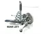 Tesla 1044411-00-F, 1044461-02-D, 1044623-97-F, 1044444-00-A, 1044431-00-G, 1044421-00-G / 104441100F, 104446102D, 104462397F, 104444400A, 104443100G, 104442100G MODEL 3 2018 Hinterer Radlagergehäuse komplett linke Seite - Bild 1