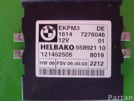 BMW 1614 7276046 / 16147276046 X1 (E84) 2012 Control unit for fuel delivery unit