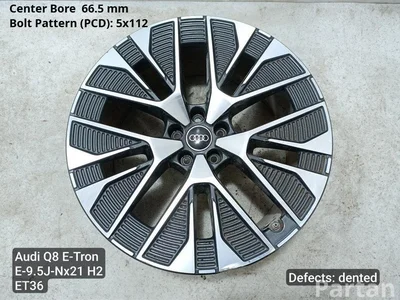 Audi 4KE.601.025.BG, 4KE.601.025.AL,  4KE.601.025.AE / 4KE601025BG, 4KE601025AL, 4KE601025AE Q8 e-tron 2024 Felgi aluminiowe 5x112  R21 ET36 EJ 9.5 - Zdjęcie 1