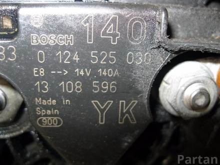 SAAB 13108596 9-5 (YS3E) 2003 Alternator