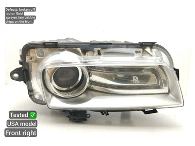Rolls-Royce 63117211434, 63117211436, 7237647, W003T20071, 7201164 GHOST (RR4) 2010 Lampa przednia z prawej USA - Zdjęcie 1