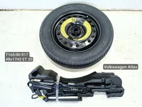 Volkswagen 3QF601027B, 3QF.012.115, 3QF.011.031.A / 3QF601027B, 3QF012115, 3QF011031A ATLAS (CA1, CA2, CA3) 2019 Запасное колесо 5x112  R17 EJ 4.0