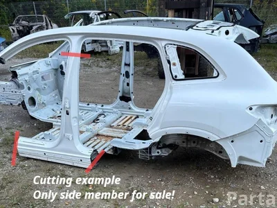Mercedes-Benz EQS SUV (X296) 2023 Slenkstis kairė - Nuotrauka 1