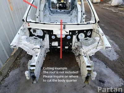 Mercedes-Benz A2966203600, A2966260600, 2966224200, A2966305800, 2966261600 EQS SUV (X296) 2023 Kėbulo ketvirtis dešinė priekis - Paveiksliukas 1