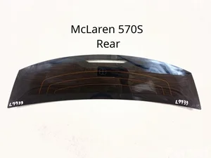 McLaren 13N1608CP, 43R-00338, DOT723M131AS2 / 13N1608CP, 43R00338, DOT723M131AS2 570S 2016 Heckscheibe