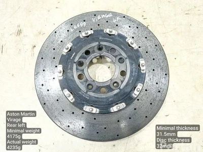 Aston Martin 8D33-2C026-AB / 8D332C026AB VIRAGE Volante 2012 Disque de frein Left Rear - Image 1
