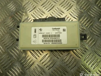 BMW 9343687, 65776837359 3 (F30, F80) 2014 Unité de contrôle pour airbag - Image 1